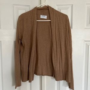 Short Shawl-Collar Open-Front Sweater for Women